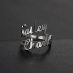 Name Ring - custom name ring - Qu!rk Boutique
