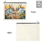 Baha Ranch Painted Buck Cosmetic Bag Pack of 5 Made in America - Qu!rk Boutique