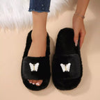 💙 Butterfly Open Toe Slippers - Qu!rk Boutique