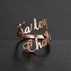 Name Ring - custom name ring - Qu!rk Boutique