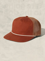 Brushed Cotton Rope Trucker Hat - Qu!rk Boutique