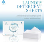 Natural Laundry Detergent Sheets, Eco Friendly– Fresh Linen Scent - Qu!rk Boutique