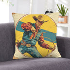 Baha Ranch Rodeo Cowboy Velvety Soft Pillow Case Made in America - Qu!rk Boutique