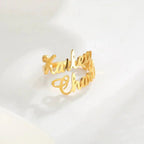 Name Ring - custom name ring - Qu!rk Boutique