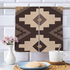 Earth Aztec Set of 2 Dish Towels Kitchen Towel Made in America - Qu!rk Boutique