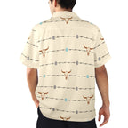 Baha Ranch Barbwire Aztec Hawaiian Shirt Made in America - Qu!rk Boutique