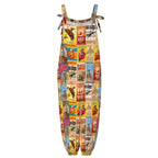 Baha Ranch Vintage Rodeo Poster Overalls Jumpsuit - Qu!rk Boutique
