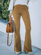 Corduroy Flare Pants - Qu!rk Boutique