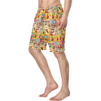 Vintage Rodeo Poster Mens Western Swim Trunks Shorts - Qu!rk Boutique