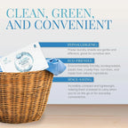Natural Laundry Detergent Sheets, Eco Friendly– Fresh Linen Scent - Qu!rk Boutique