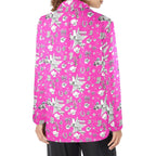 Baha Ranch Hot Pink YEEHAW Rhinestone Cowgirl Blazer - Qu!rk Boutique