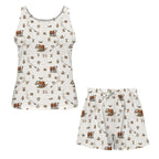 Baha Ranch Hereford Brands Tank Shorts Lounge Set Made in America - Qu!rk Boutique