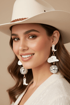 Queen of the Crowd- Cowgirl Earrings - Qu!rk Boutique