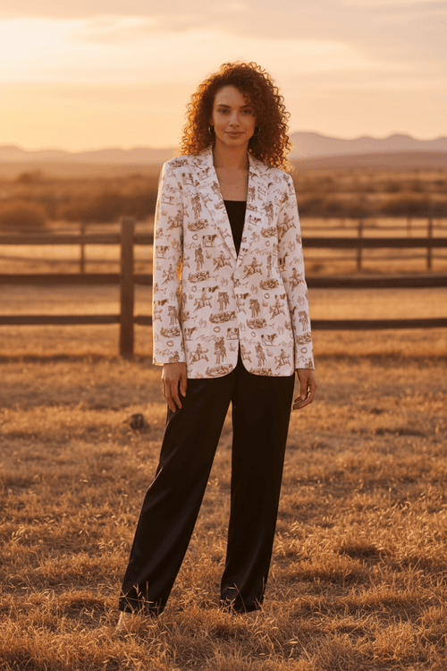 Baha Ranch Ranch Life Women's Western Blazer - Qu!rk Boutique