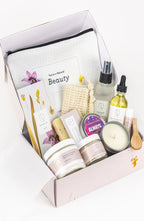 Spa Gift Box, Natural Lavender Bath & Body Relaxing Package for Friend - Qu!rk Boutique