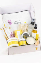 Citrus Care Package, Handmade Natural Bath and Body Holiday Spa Gift Box - Qu!rk Boutique