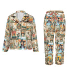 Baha Ranch Colores de Mexico Pictures of the Southwest Satin Pajamas - Qu!rk Boutique