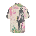 Baha Ranch Retro Pop Western Trail Ride Men's Camp Shirt - Qu!rk Boutique