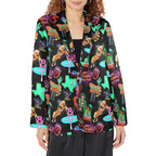 Baha Ranch Vegas Neon Women's Western Blazer - Qu!rk Boutique