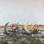 Sun and Moon Sculptural Statement Ring - Qu!rk Boutique