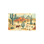 Desert Oasis Kitchen Floormat Kitchen Mat 32"x20" Made in America - Qu!rk Boutique