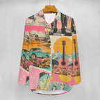 Baha Ranch Pop Western Wanted Button Up Blouse - Qu!rk Boutique