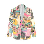 Baha Ranch Retro Pop Western Collage Blazer - Qu!rk Boutique