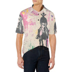 Baha Ranch Retro Pop Western Trail Ride Polo Shirt - Qu!rk Boutique