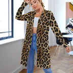 Baha Ranch Retro Pop Western Leopard Lightweight Cardigan - Qu!rk Boutique