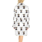 Longhorn Women's Western Bath Robe - Qu!rk Boutique