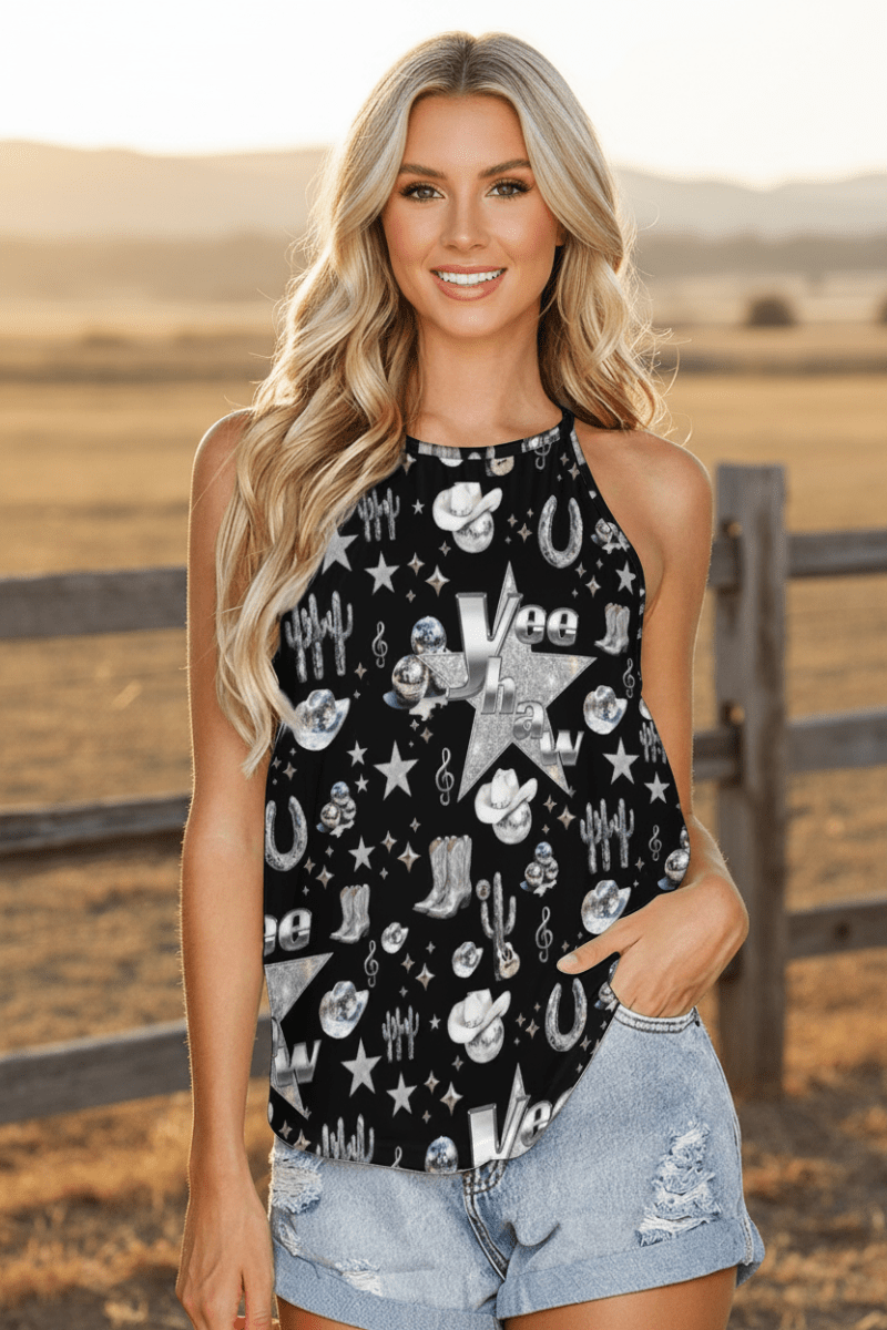 Baha Ranch YEEHAW Western Tank Top - Qu!rk Boutique