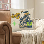 Baha Ranch Velvety Soft The Last Roundup Barrel Racer Throw Pillow Cover Made in America