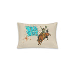 Baha Ranch The Last Roundup Bronc Rider Wild West Pillow Case Made in America - Qu!rk Boutique