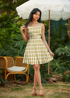 Pineapple Skater Dress - Qu!rk Boutique
