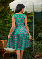 Leopard Vintage Dress - Qu!rk Boutique