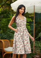 Campsite Fit & Flare Dress - Qu!rk Boutique