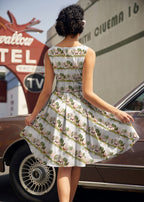 Elizabeth Dress in Woodland Sunset - Qu!rk Boutique
