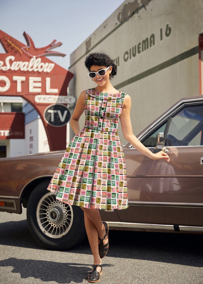 Elizabeth Dress in Paradise - Qu!rk Boutique