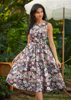Floral Midi Dress - Qu!rk Boutique