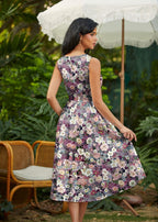 Floral Midi Dress - Qu!rk Boutique
