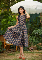 Moth Midi Dress - Qu!rk Boutique