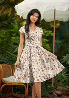 Woodland Animals Greta Dress - Qu!rk Boutique