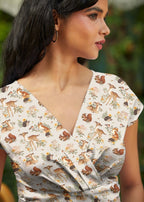 Woodland Animals Greta Dress - Qu!rk Boutique