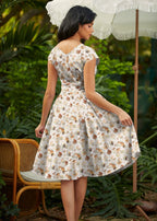 Woodland Animals Greta Dress - Qu!rk Boutique