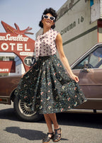 Midnight Doris Skirt - Qu!rk Boutique