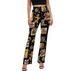 Baha Ranch Vintage Cowgirl Collage Western Flare Pants - Qu!rk Boutique