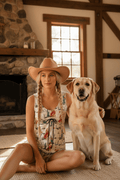 Baha Ranch Desert Rodeo Tankini & Boy Shorts Swim Set - Qu!rk Boutique