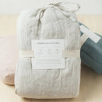 Quilted Play Mat - Natural Chambray - Qu!rk Boutique
