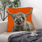 Silly HIghland Throw Pillow Case Made in America - Qu!rk Boutique