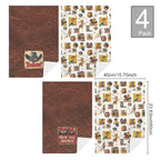 Vintage Cowgirls Set of 4 Kitchen Dish Towels Made in America - Qu!rk Boutique